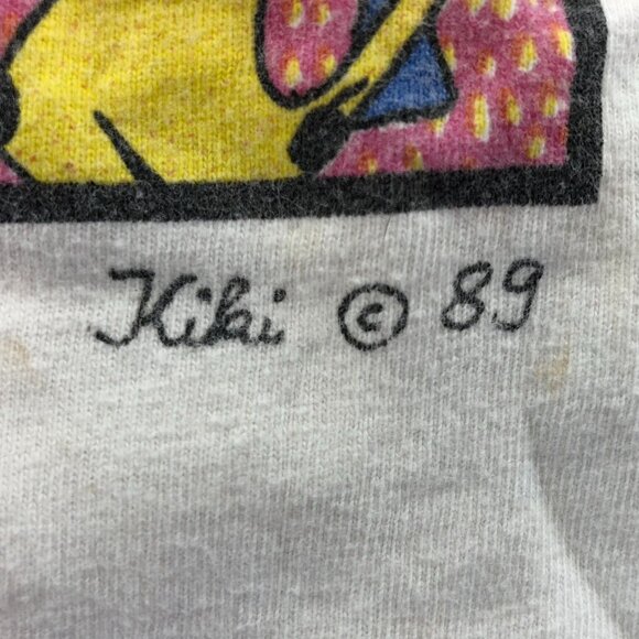 Vintage Single Stitch Hanes Woman's Book Woman T-Shirt XL White - Picture 9 of 15